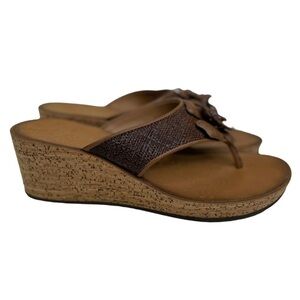 Clarks Women’s Cork Wedge Sandals
